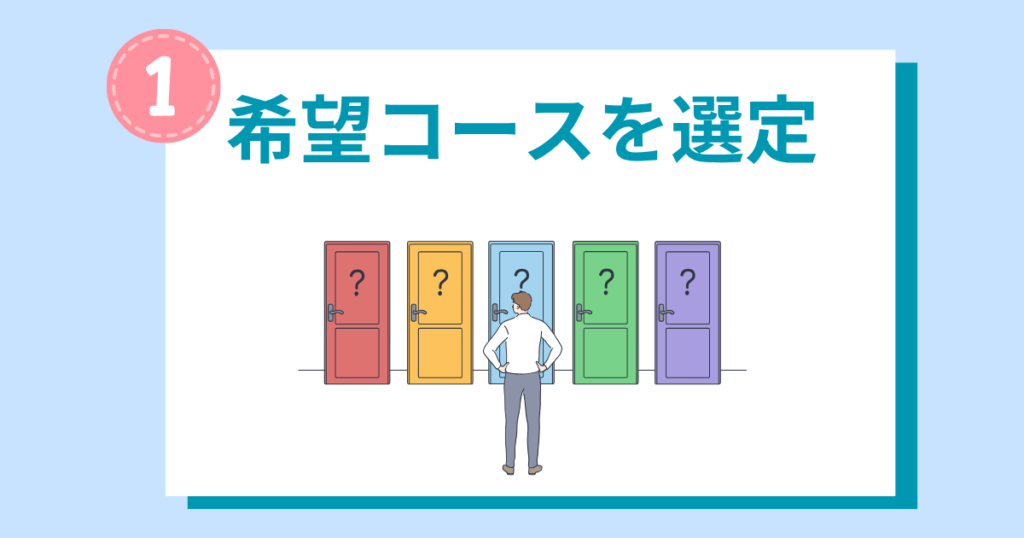STEP1希望コースを選ぶ